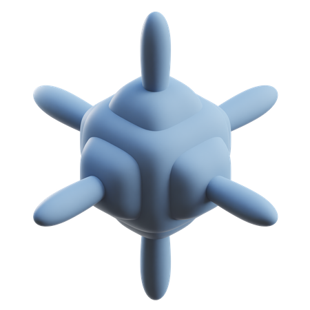 Forma abstrata de cubo  3D Icon