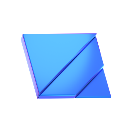 Forma abstrata de cubo  3D Icon