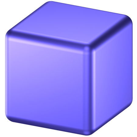 Forma abstrata de cubo  3D Icon