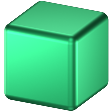 Forma abstrata de cubo  3D Icon