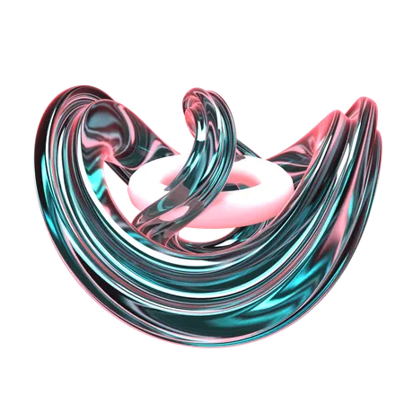 Forma abstrata infinita  3D Icon