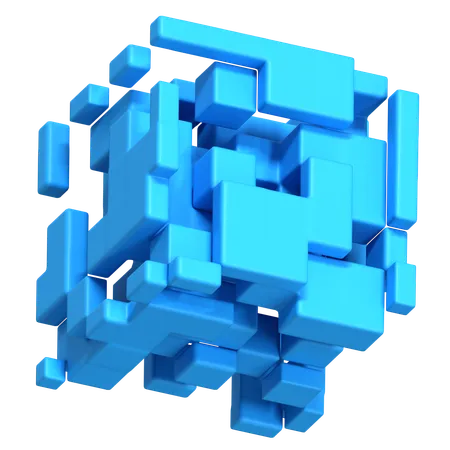 Forma compleja  3D Icon