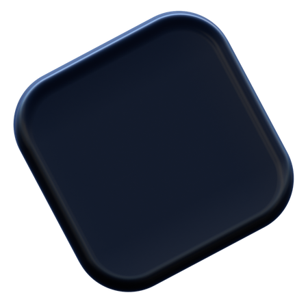 Forma cuadrada  3D Icon