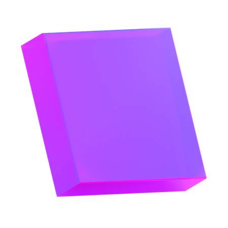 Forma cuadrada  3D Icon