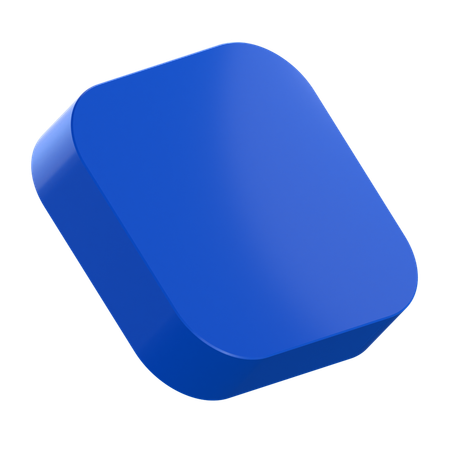 Forma cuadrada  3D Icon