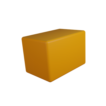 Forma de cuboide  3D Icon