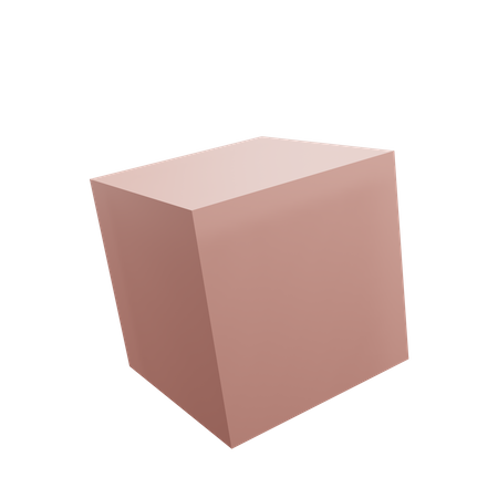 Forma de cubo  3D Icon