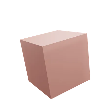 Forma de cubo  3D Icon