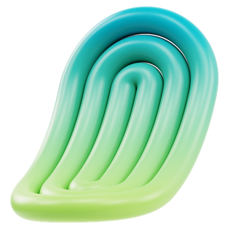 Forma flexível  3D Icon