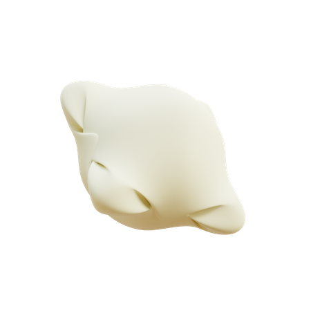 Forma de almohada  3D Illustration