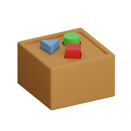 Forma de bloque  3D Icon