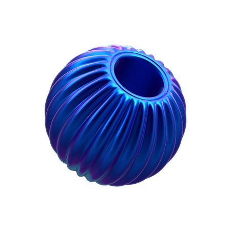 Forma de bola  3D Icon