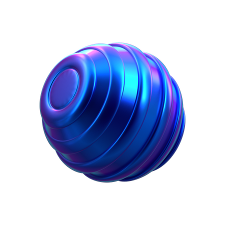 Forma de bola  3D Icon