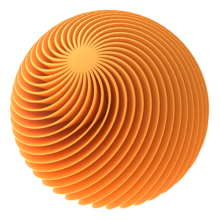 Forma de bola  3D Icon