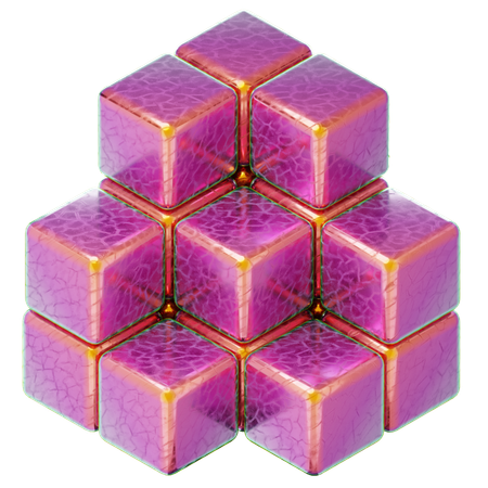 Forma de caja  3D Icon