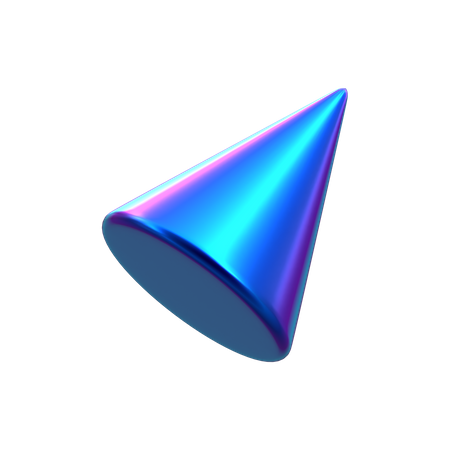 Forma de cono  3D Icon