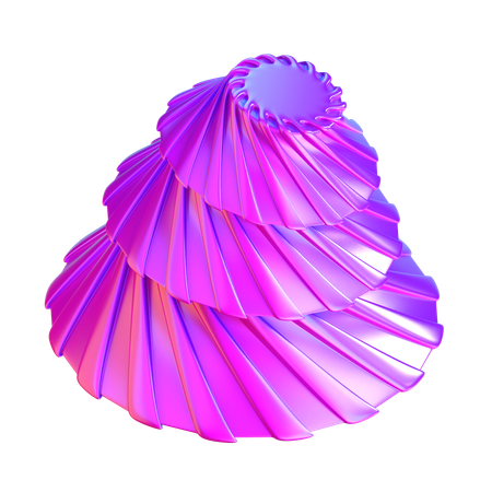 Forma de cono abstracto  3D Icon