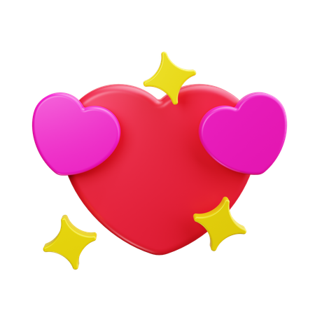 Forma de corazón  3D Icon