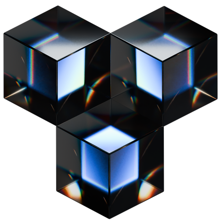 Forma de cubo  3D Icon