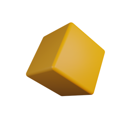 Forma de cubo  3D Icon