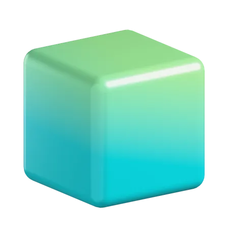 Forma de cubo  3D Icon