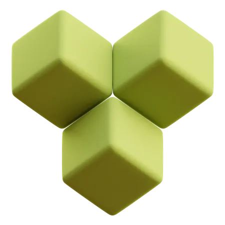 Forma de cubo  3D Icon