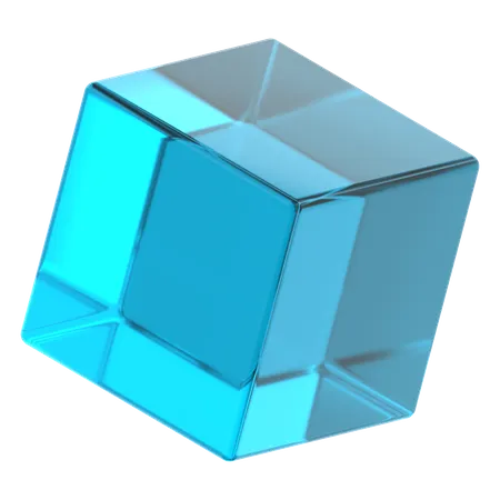 Forma de cubo  3D Icon