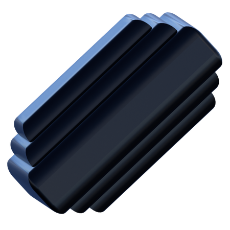 Forma de cubo rectangular  3D Icon