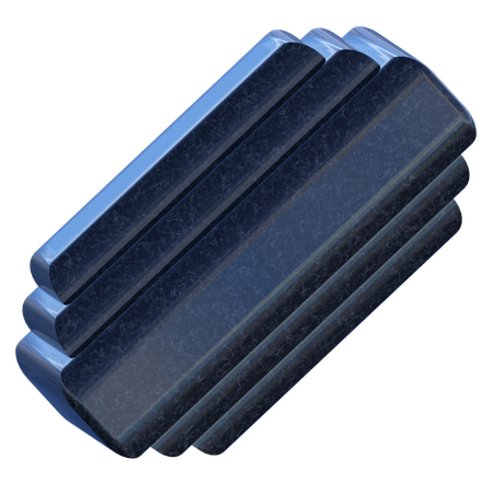 Forma de cubo rectangular  3D Icon