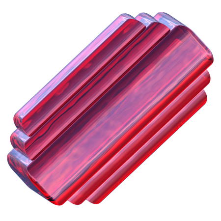 Forma de cubo rectangular  3D Icon