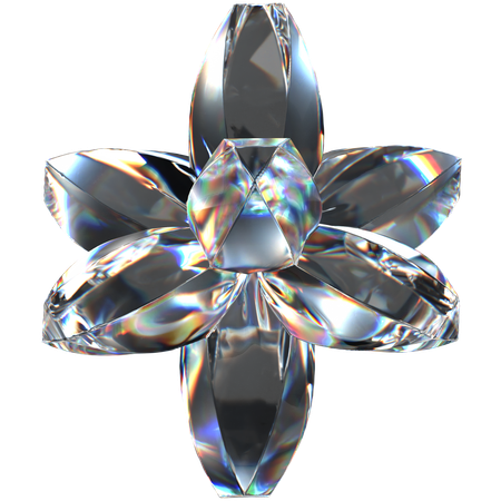 Forma de diamante  3D Icon