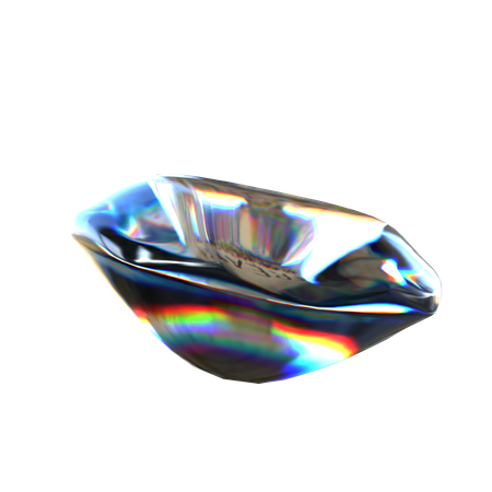 Forma de diamante  3D Icon