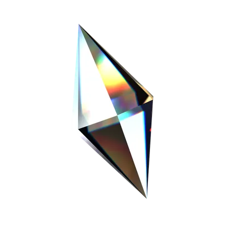 Forma de diamante  3D Icon