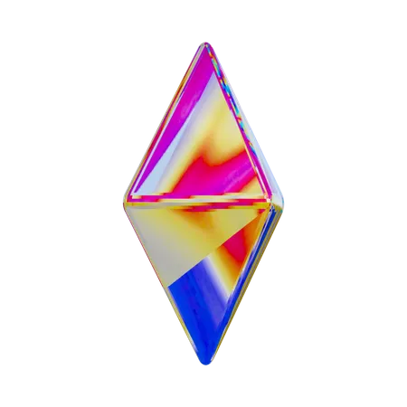 Forma de diamante  3D Illustration