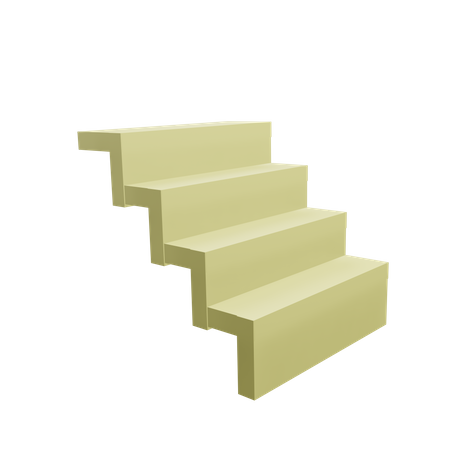 Forma de escalera  3D Icon