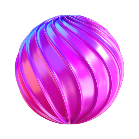 Forma de esfera abstracta  3D Icon