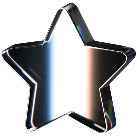 Forma de estrella  3D Icon