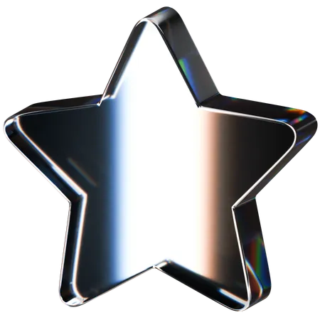 Forma de estrella  3D Icon