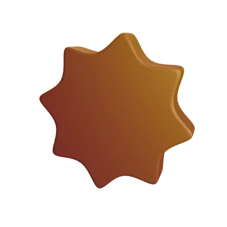 Forma de estrella  3D Icon