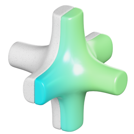 Forma de estrella  3D Icon