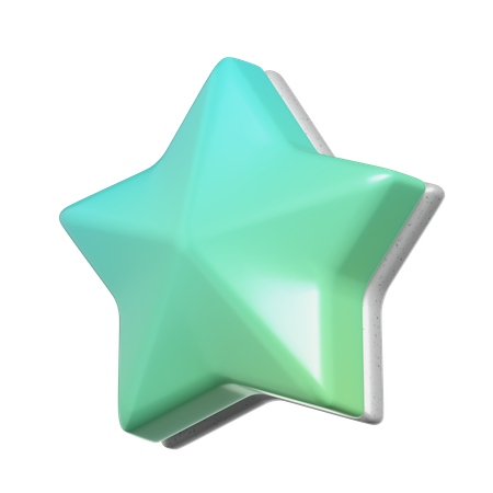 Forma de estrella  3D Icon