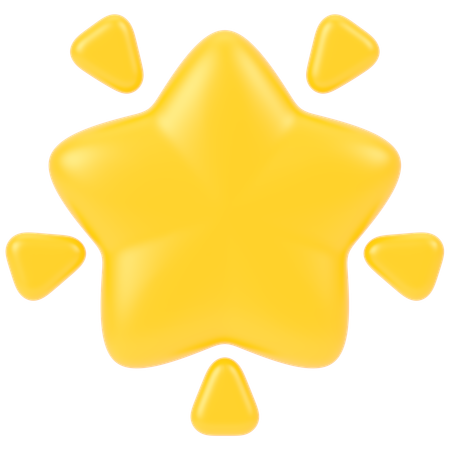 Forma de estrella  3D Icon