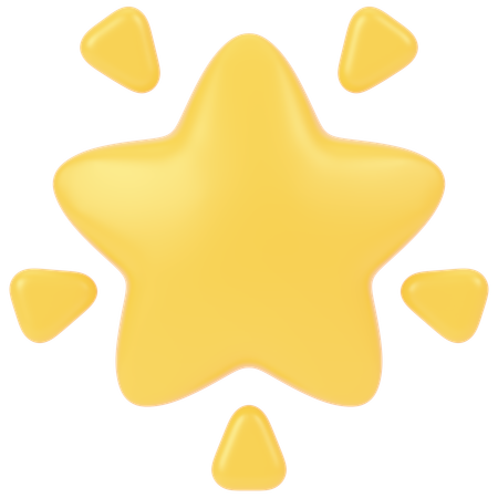 Forma de estrella  3D Icon