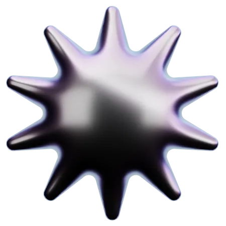 Forma de estrella  3D Icon