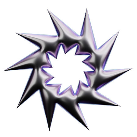 Forma de estrella  3D Icon