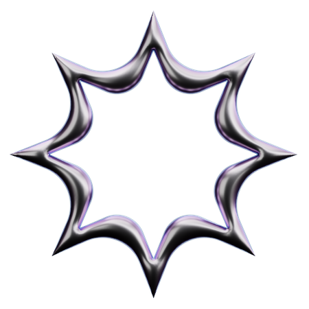 Forma de estrella  3D Icon