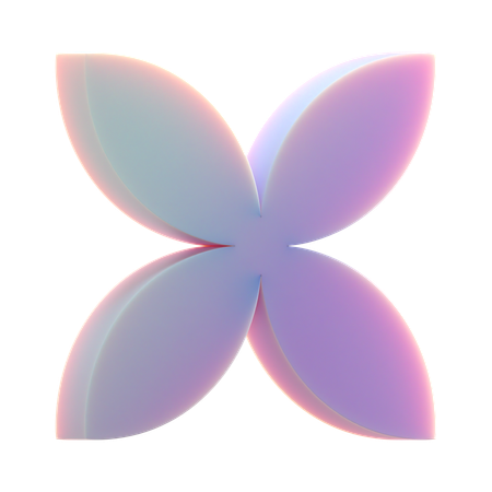 Forma de flor  3D Icon