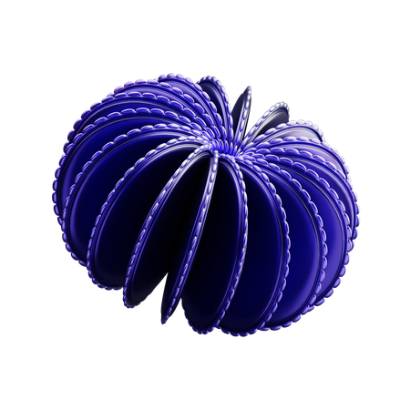 Forma de flor de coral  3D Icon