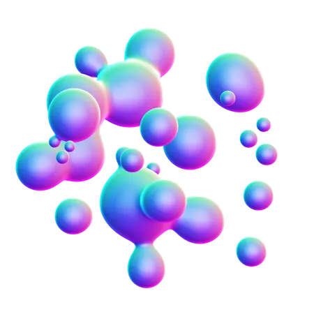 Forma 3 D Geometrica Abstrata Multicolorida 3D Icon