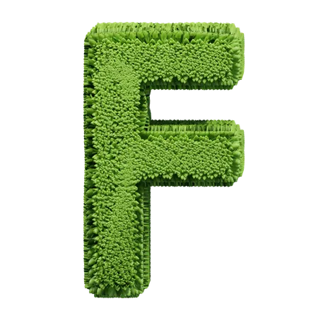 Forma de hierba F  3D Icon